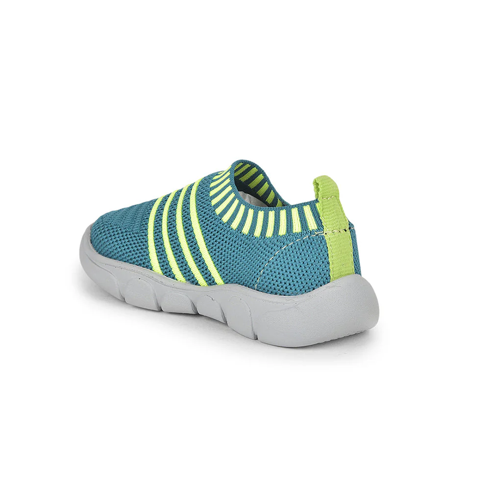 Lucy & Luke (Green) Casual Non Lacing Shoes For Kids FLYNN-37 By Liberty - Image 5