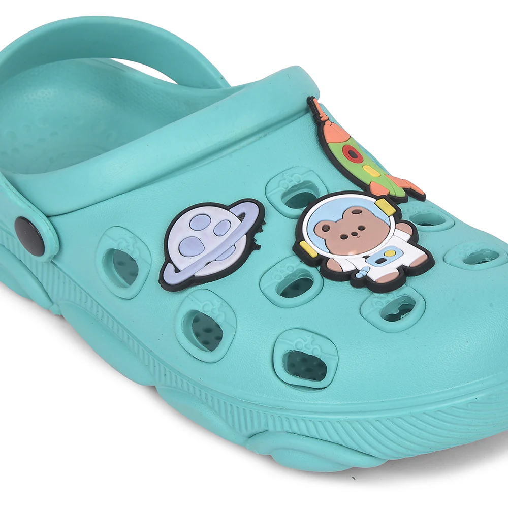 Lucy & Luke Green Slingback Clogs For Kids LPMXT-K834 By Liberty - Image 5