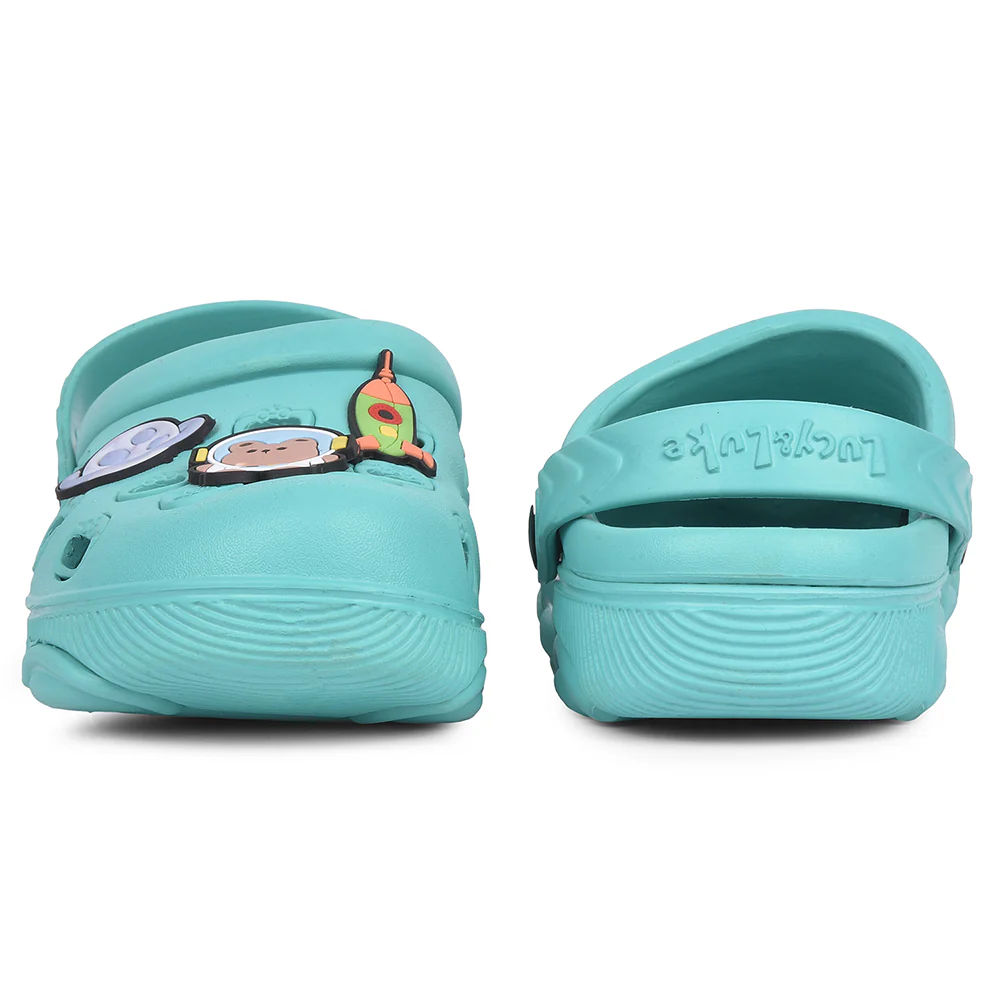 Lucy & Luke Green Slingback Clogs For Kids LPMXT-K834 By Liberty - Image 7