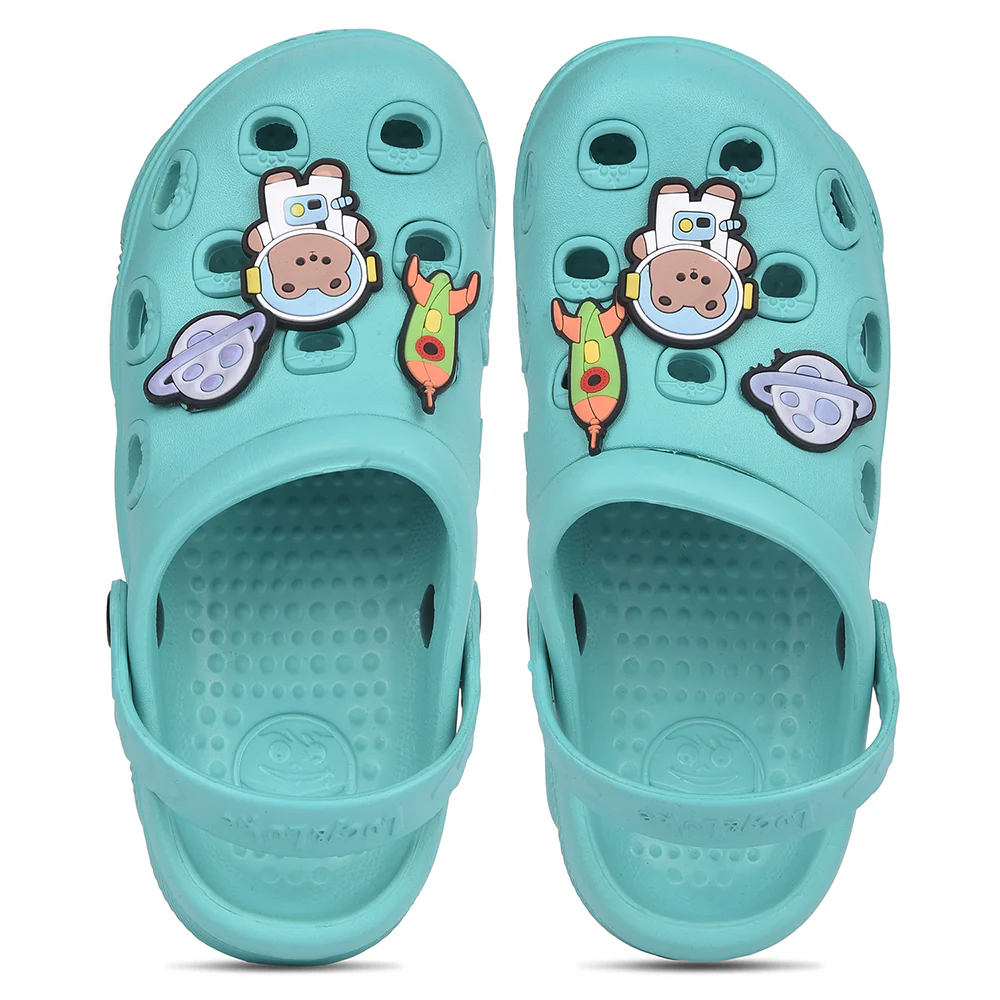 Lucy & Luke Green Slingback Clogs For Kids LPMXT-K834 By Liberty - Image 9