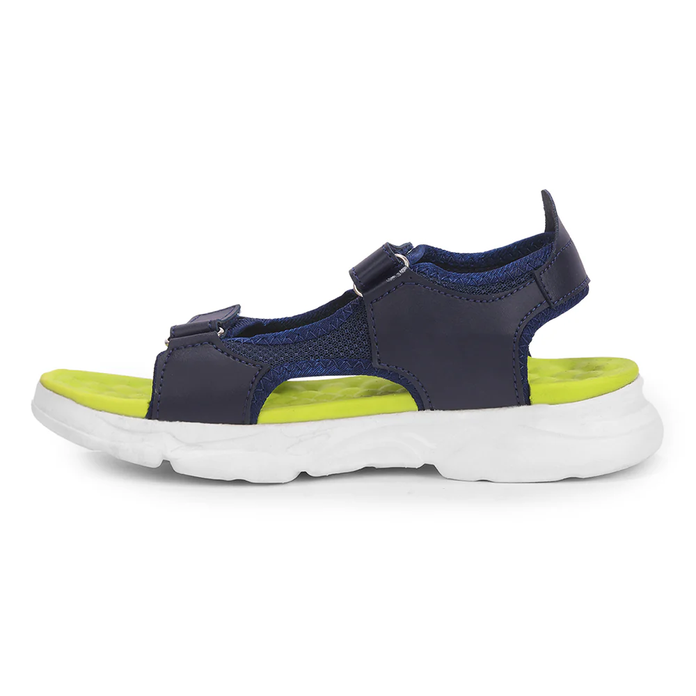 Lucy & Luke Navy Blue Casual Sandal For Kids HIPPO-30SE By Liberty - Image 7