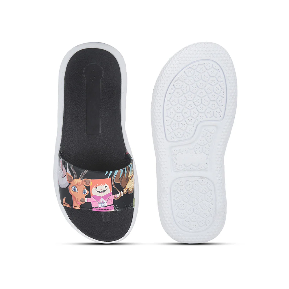 Lucy & Luke (Navy Blue) Casual Slippers For Kids HIPPO-30S By Liberty - Image 5