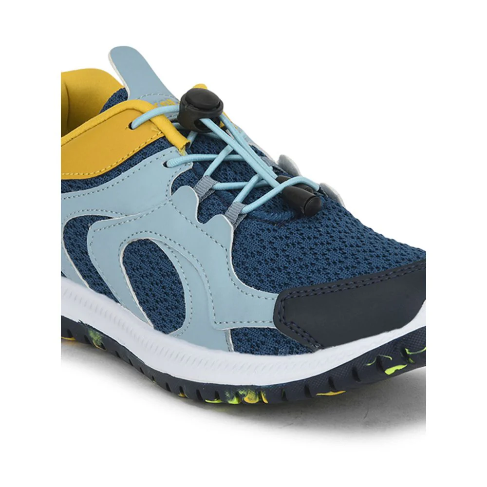 Lucy & Luke (Navy Blue) Sports Lacing Shoes For Kids JAMIE-127E By Liberty - Image 6