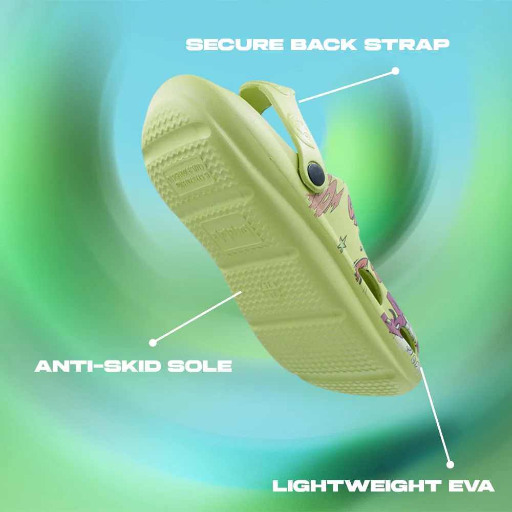 Lucy & Luke P. Green Casual Sling Back Clogs For Kids ALEX-10E By Liberty - Image 5
