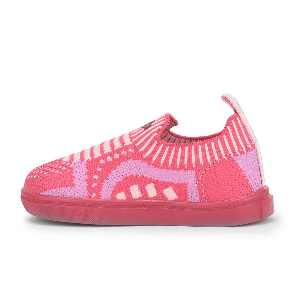 Lucy & Luke (Pink) Casual Non Lacing Shoes For Kids MINT-5 By Liberty - Image 3
