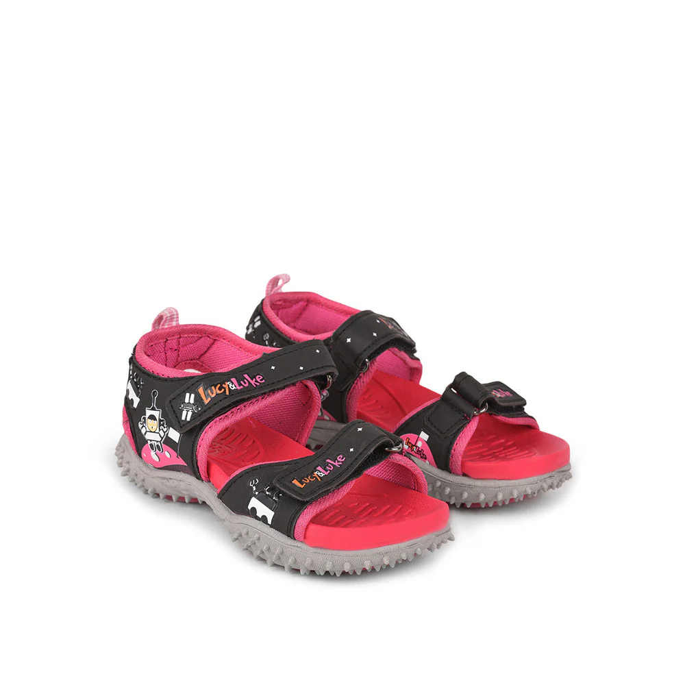 Lucy & Luke (Pink) Casual Sandal For Kids By Liberty - Image 6