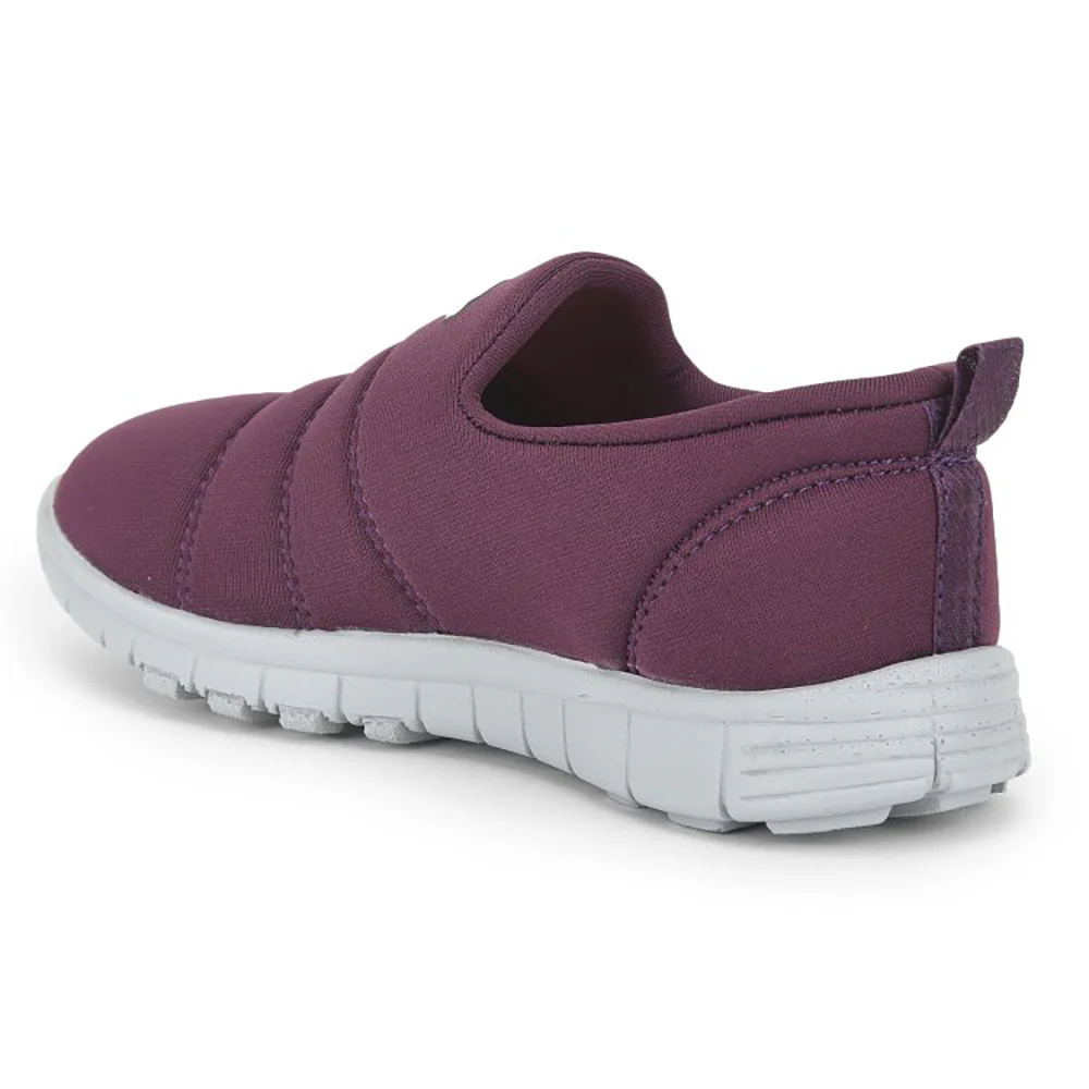 Lucy & Luke (Purple) Sports Non Lacing Walking Shoes For Kids 2123-23 By Liberty - Image 3