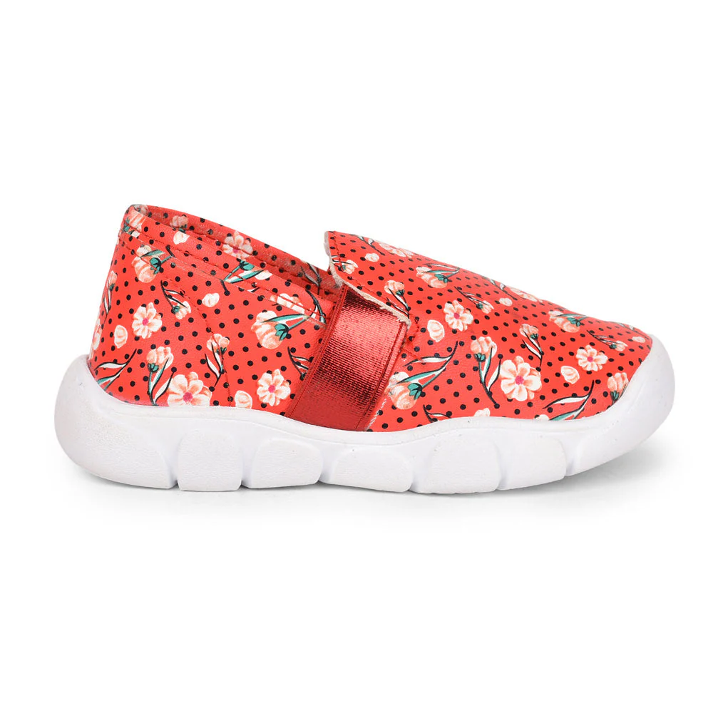 Lucy & Luke (Red) Casual Loafer Shoes For Kids FLYNN-32 By Liberty - Image 2