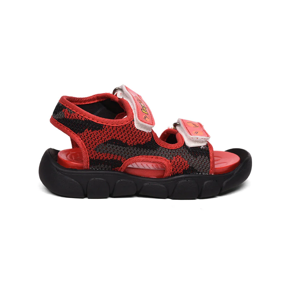 Lucy & Luke (Red) Casual Sandal For Kids FLYNN-34 By Liberty - Image 2