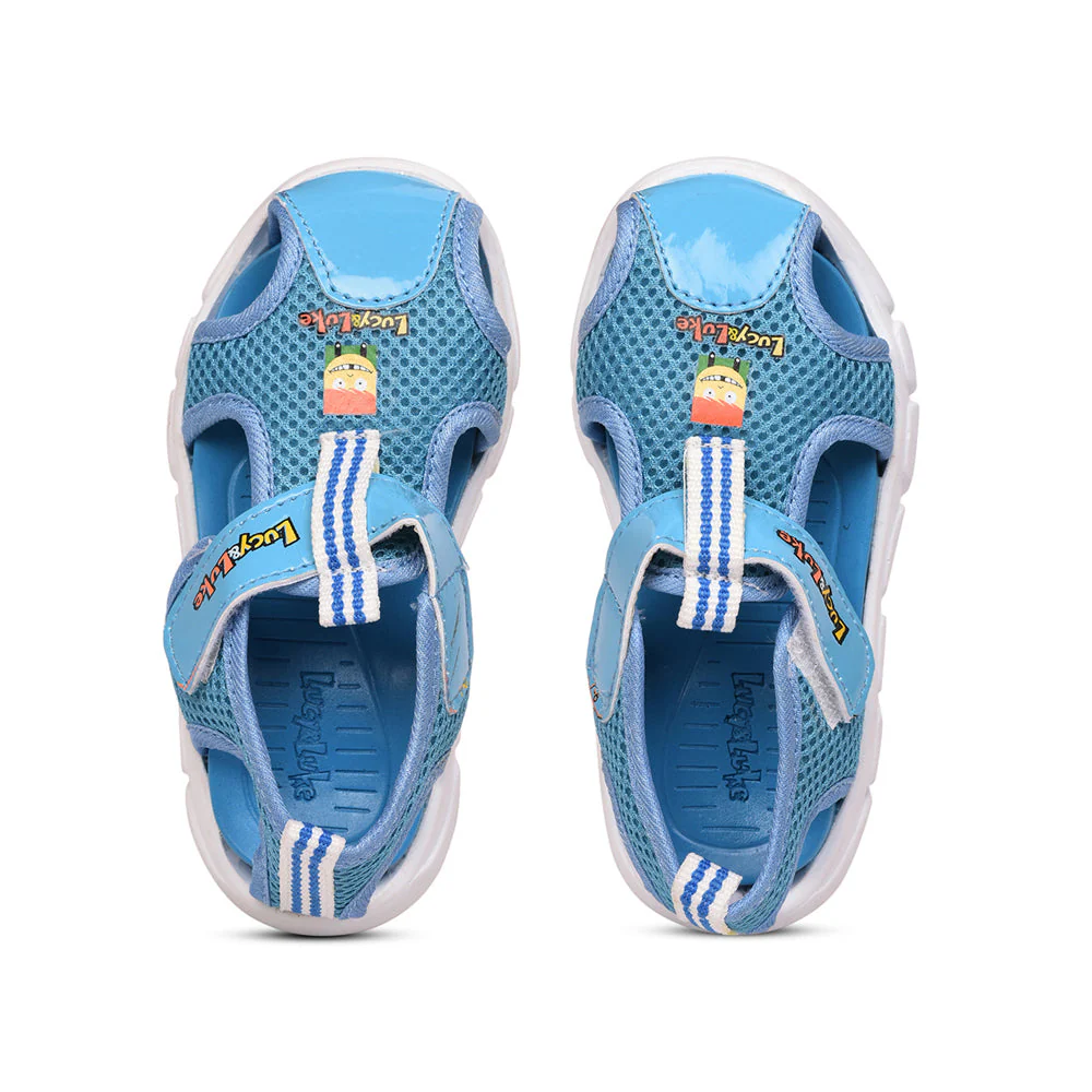 Lucy & Luke (Sky Blue) Casual Sandal For Kids FLYNN-29 By Liberty - Image 5