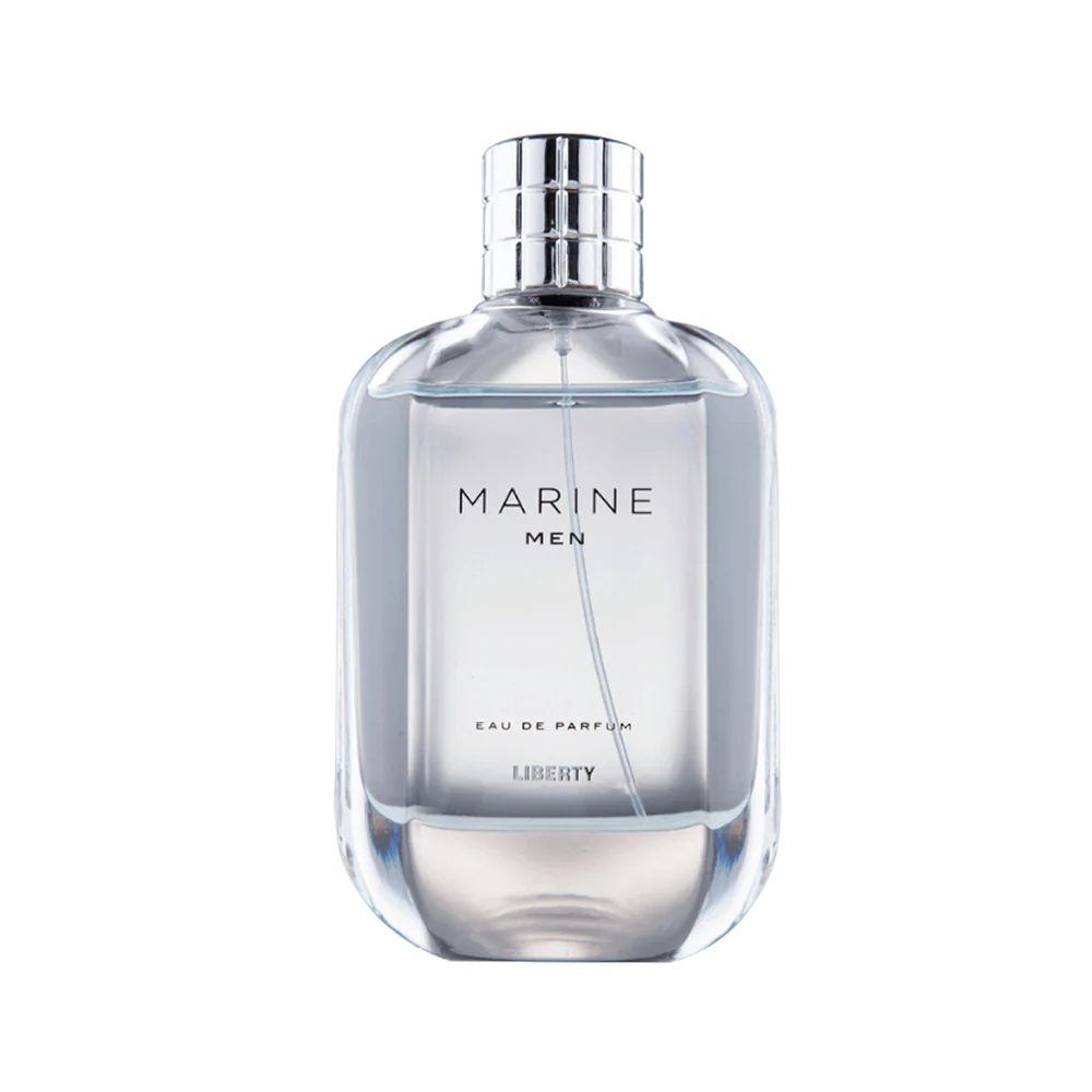 Liberty Luxury Marine Perfume for Men (100ml/3.4Oz), Eau De Parfum (EDP), Crafted in France, Long Lasting Smell, Fresh & Aquatic notes.