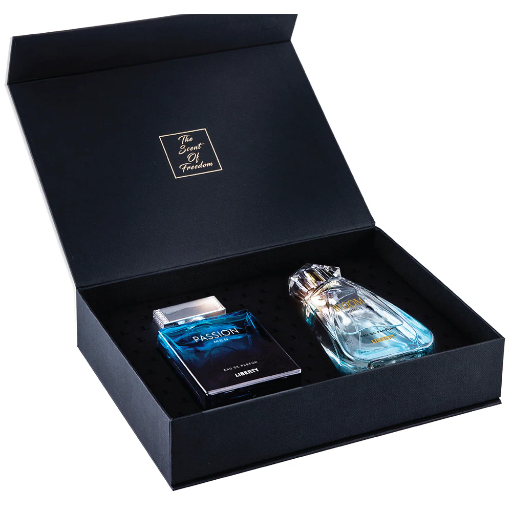 Liberty Luxury Gift Set - Passion for Men, Bloom for Women (100ml/3.4Oz each), Eau De Parfum (EDP), Crafted in France, Long Lasting Smell. - Image 6