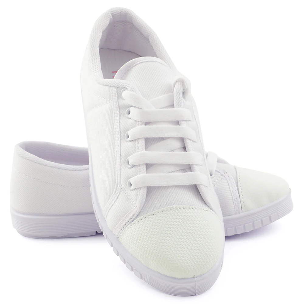 Prefect White Lacing PT School Shoes For Kids TENIS By Liberty - Image 10