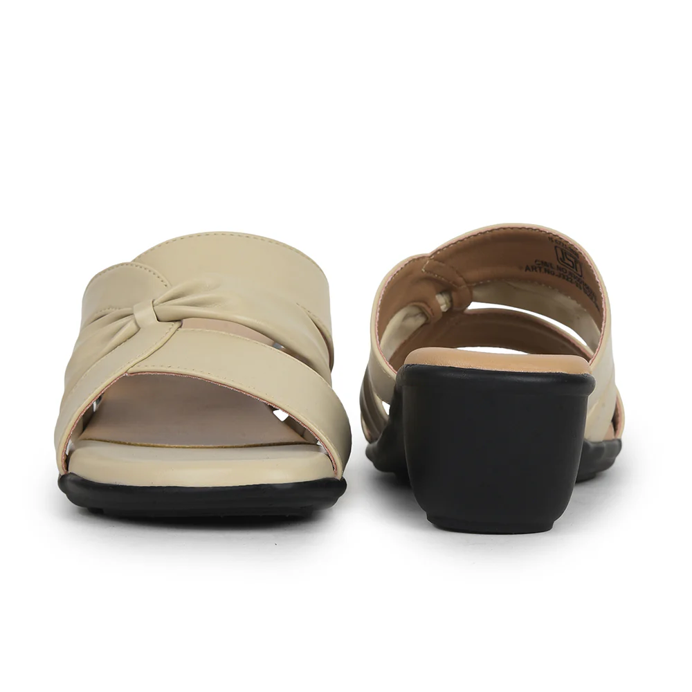 Senorita Beige Casual Sandal For Women J322-33 By Liberty - Image 5