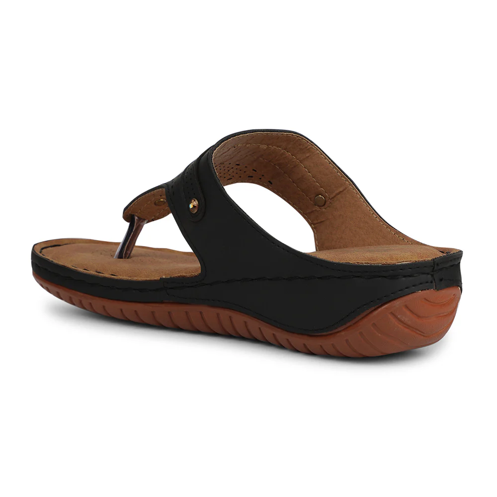 Senorita Black Casual Slipper For Women S624-09 By Liberty - Image 5