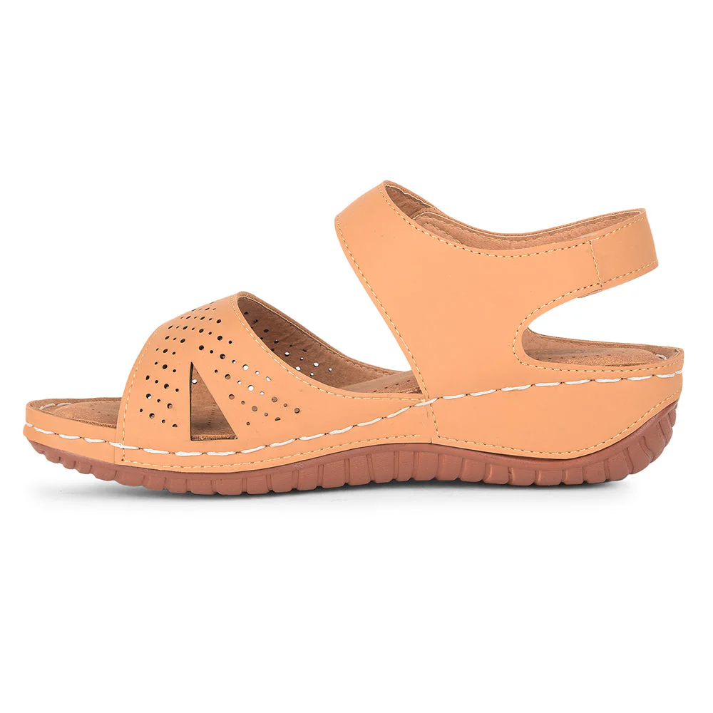 Senorita By Liberty MK-233 Casual Sandal For Women - Beige - Image 3
