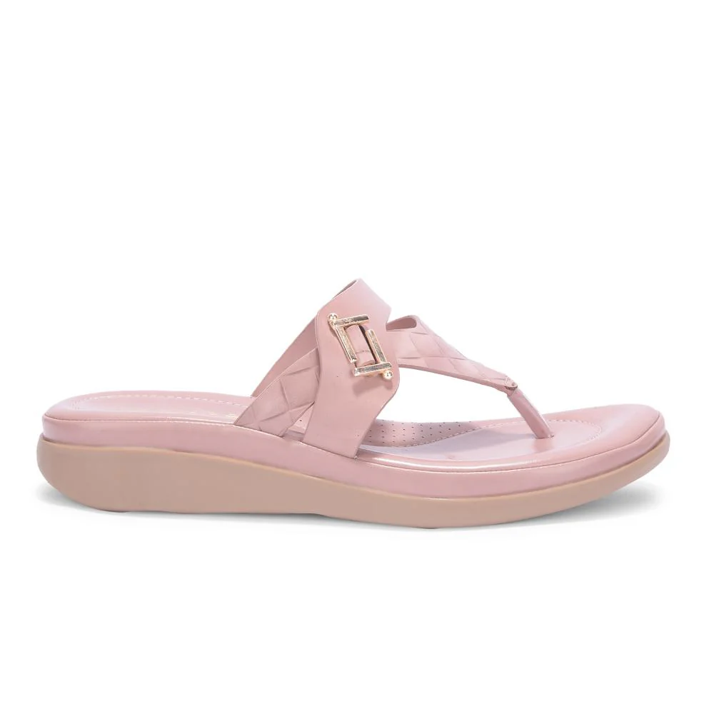 Senorita By Liberty Women JD-13 Peach Casual Slipper - Image 2