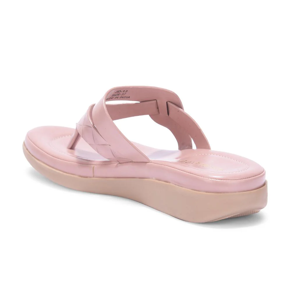 Senorita By Liberty Women JD-13 Peach Casual Slipper - Image 5