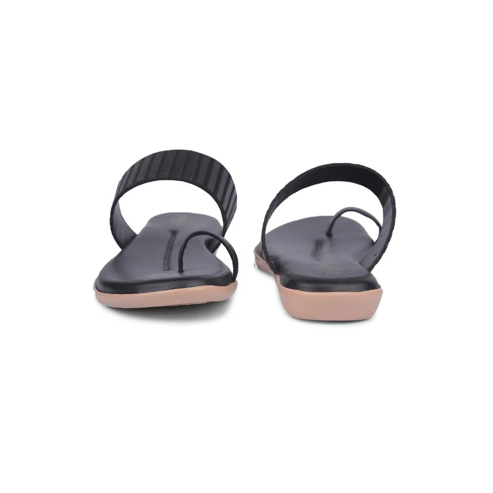 Senorita By Liberty Women MK-237E Black Casual Thong - Image 5