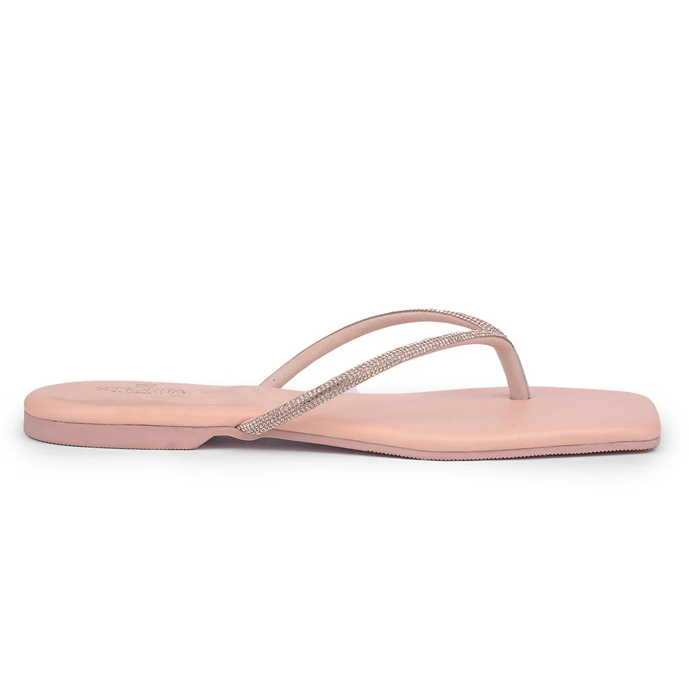 SENORITA By Liberty Women STY-50E Peach Casual Slippers - Image 2