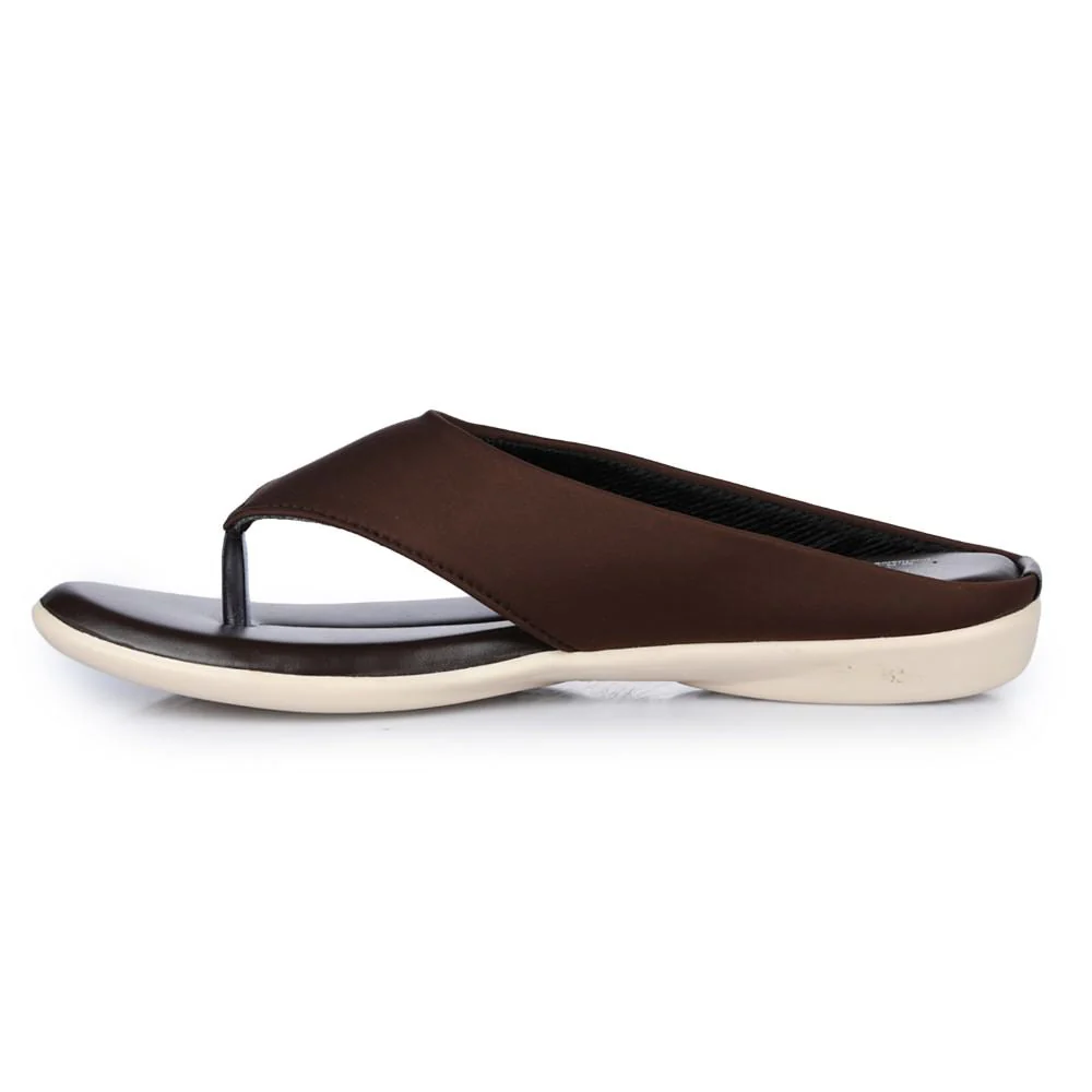 Senorita Casual (Brown) Slippers For Women MK-09 By Liberty - Image 3
