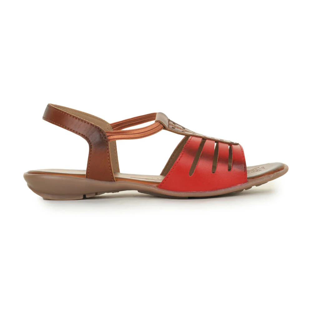 Senorita Casual (Cherry) Sandals For Women CH-06 By Liberty - Image 2