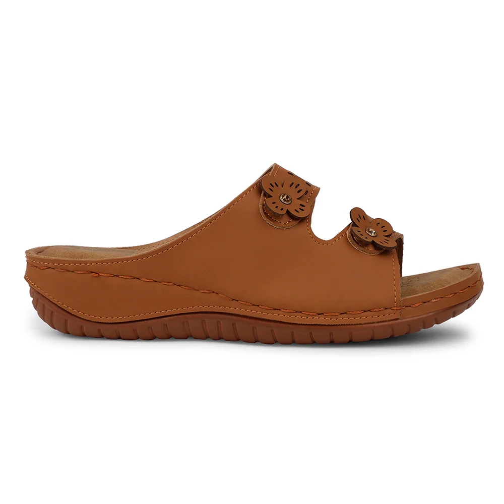 Senorita Casual Tan Slipper For Women S624-07 By Liberty - Image 2