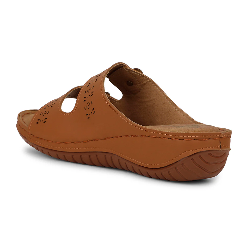Senorita Casual Tan Slipper For Women S624-07 By Liberty - Image 4