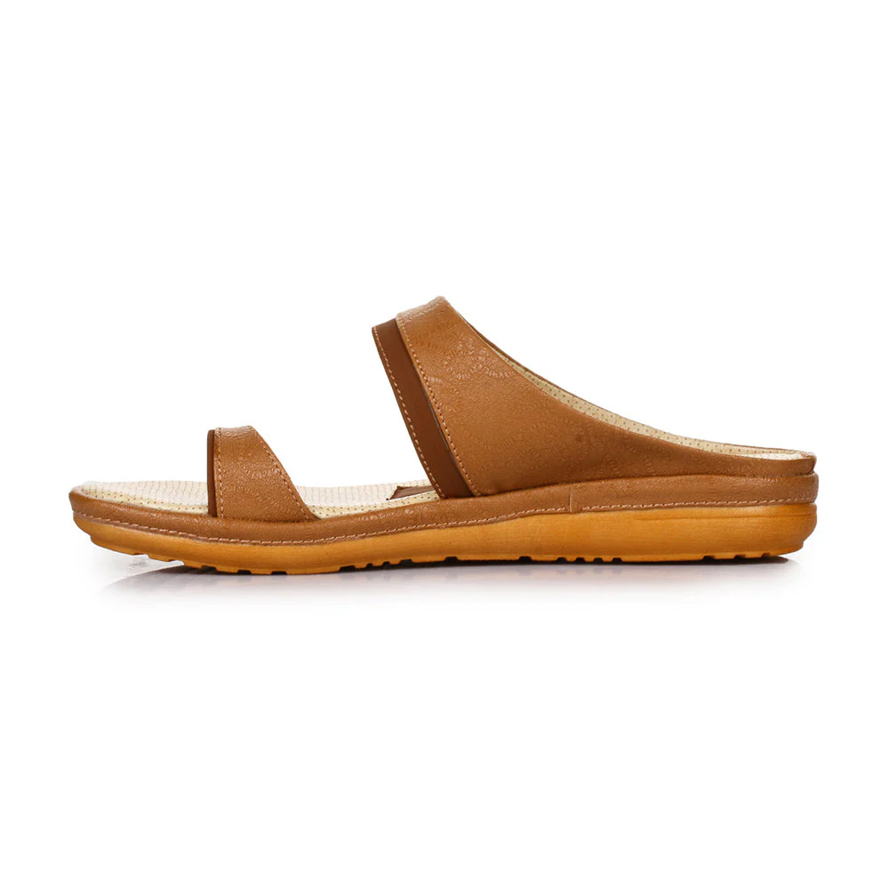Senorita Casual (Tan) Thong Sandals For Women SHL-29 By Liberty - Image 2
