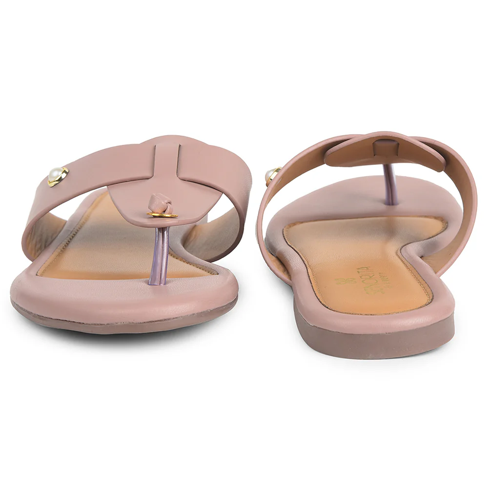 Senorita Peach Casual Slipper For Women DFL-103 By Liberty - Image 6