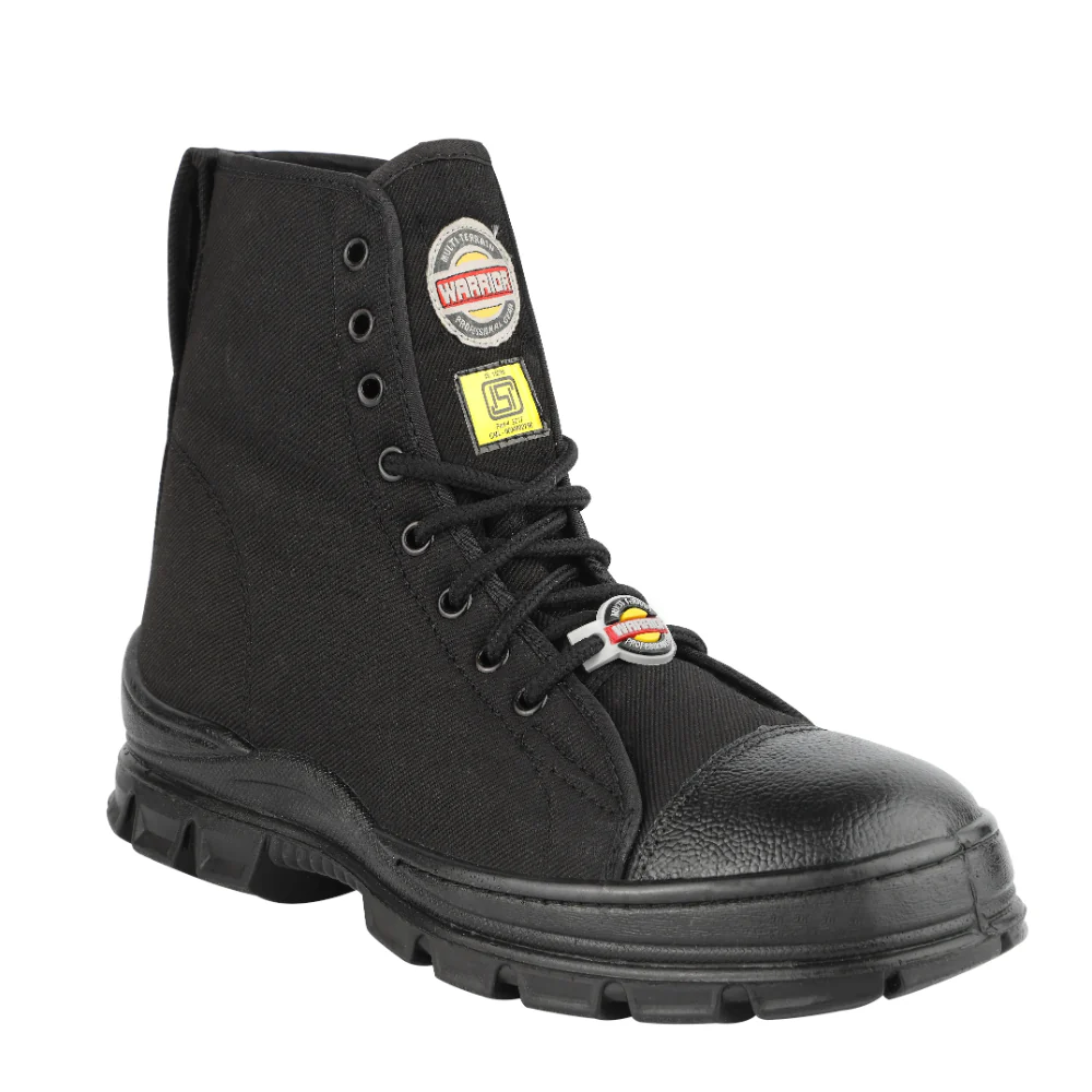 Warrior Black Lacing Defence Jungle Boot for Men 8846 By Liberty