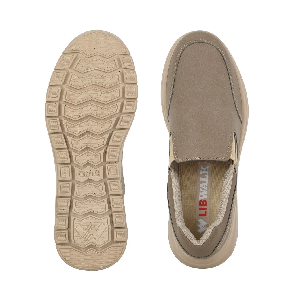 Warrior Camel Non-Lacing Casual Shoes For men Casual-Walk By Liberty - Image 6
