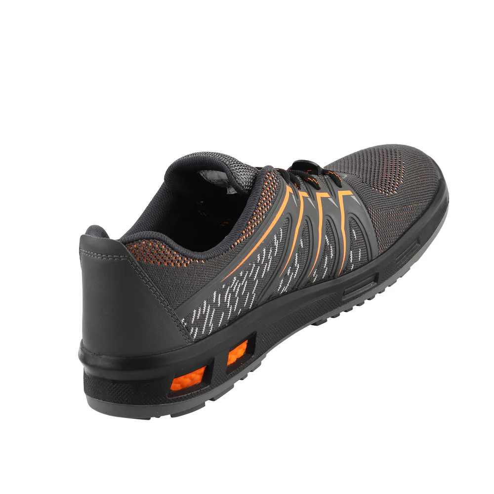 Warrior Orange Fiber Glass Toe Industrial Safety Shoes for Men 3004-28 By Liberty - Image 3