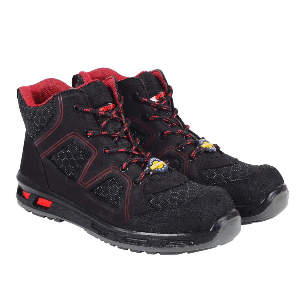 Warrior Red Fiber Glass Toe Industrial Safety Boots for Men ENVY NEPTUNE BOOT By Liberty - Image 4