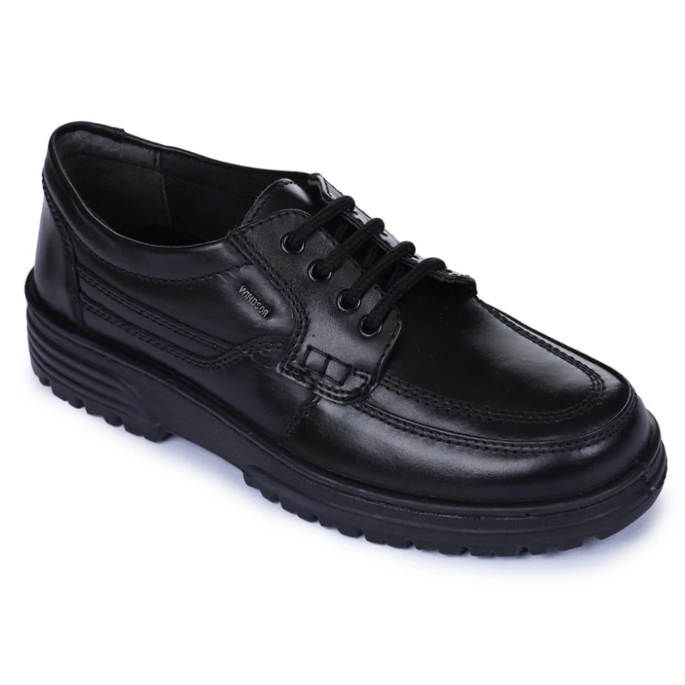 Windsor Black Formal Lacing Shoes For Men 7190-53 By Liberty