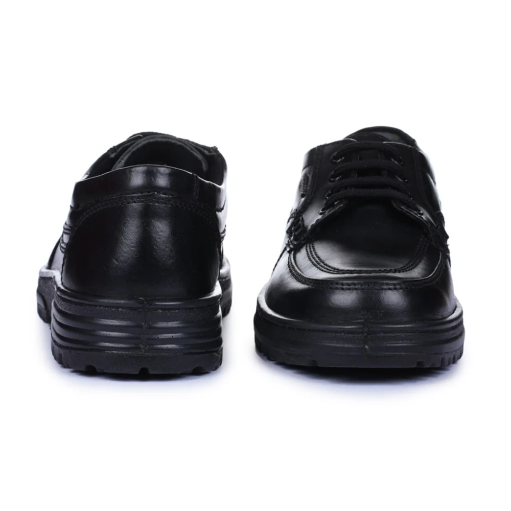 Windsor Black Formal Lacing Shoes For Men 7190-53 By Liberty - Image 5
